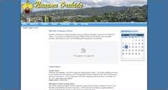 Desktop Screenshot of nuuanuorchids.com